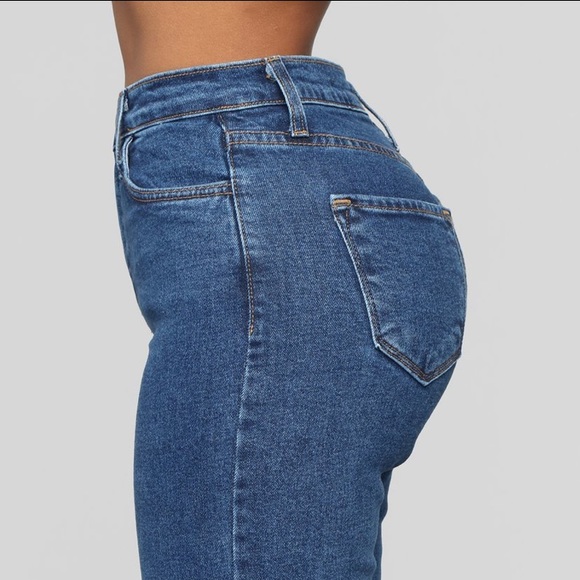 Fashion Nova Jeans - Dark Wash - Picture 3 of 10